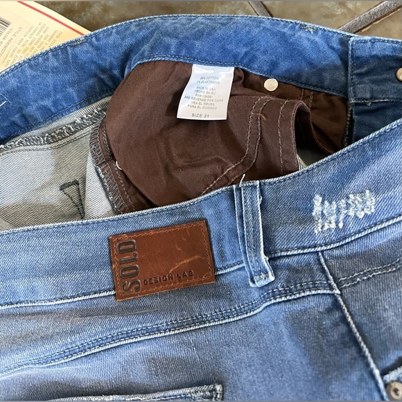 Design Lab Super Skinny Distressed Jeans size 31 - (NWT) - Picture 10 of 11